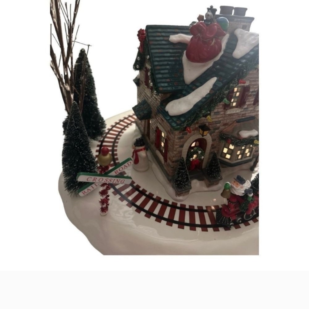 Department 56 Holiday Village with Train and Snowy Accents - Picture 3 of 16
